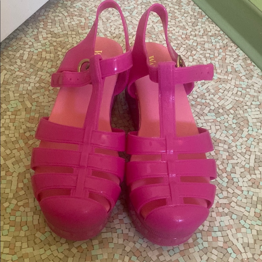 Wanted Pink Women's Sandals Barbie core jelly